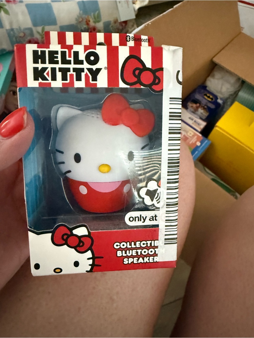 Hello Kitty Red and White Bluetooth Speaker Figurine